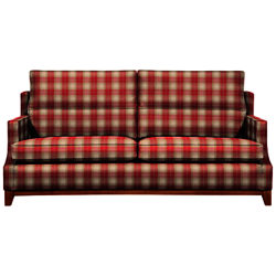 Duresta Barnes Large Sofa Kintyre Check Peony